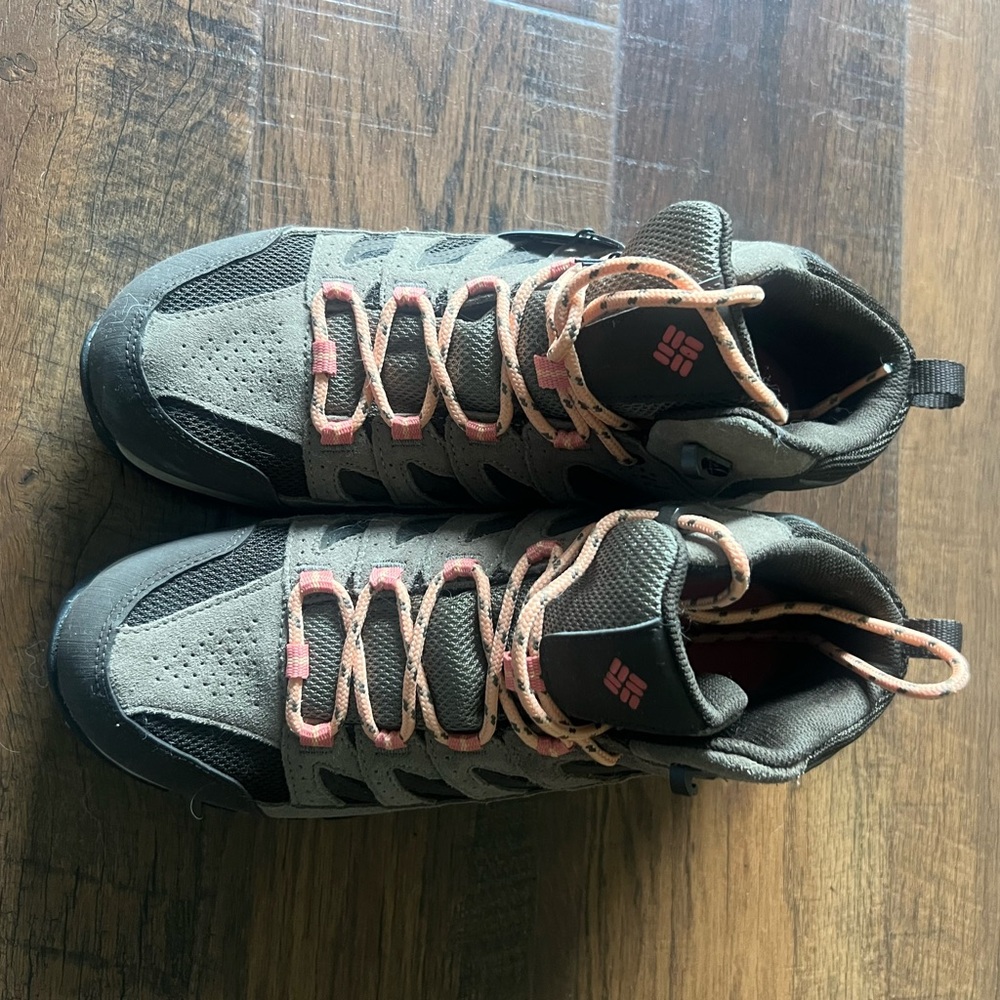 Columbia Gray and Pink Athletic Shoes